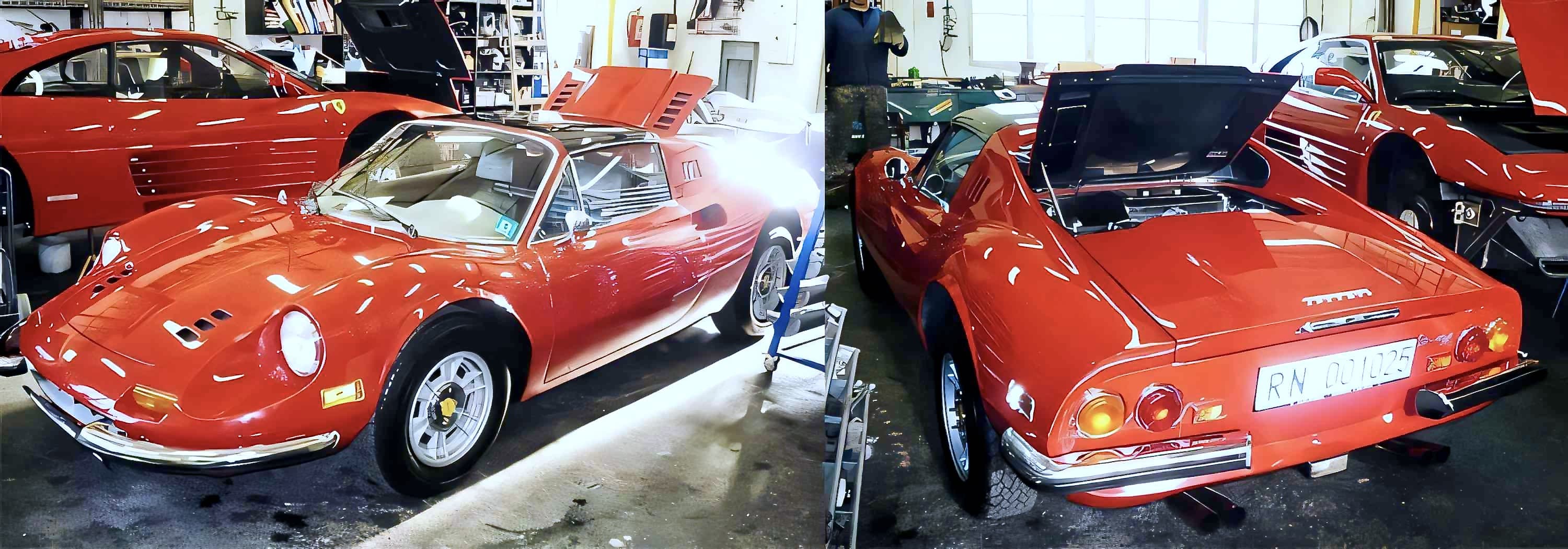 Ferrari-Dino 246 GTS - Renovace klasických aut - Ing. Friml