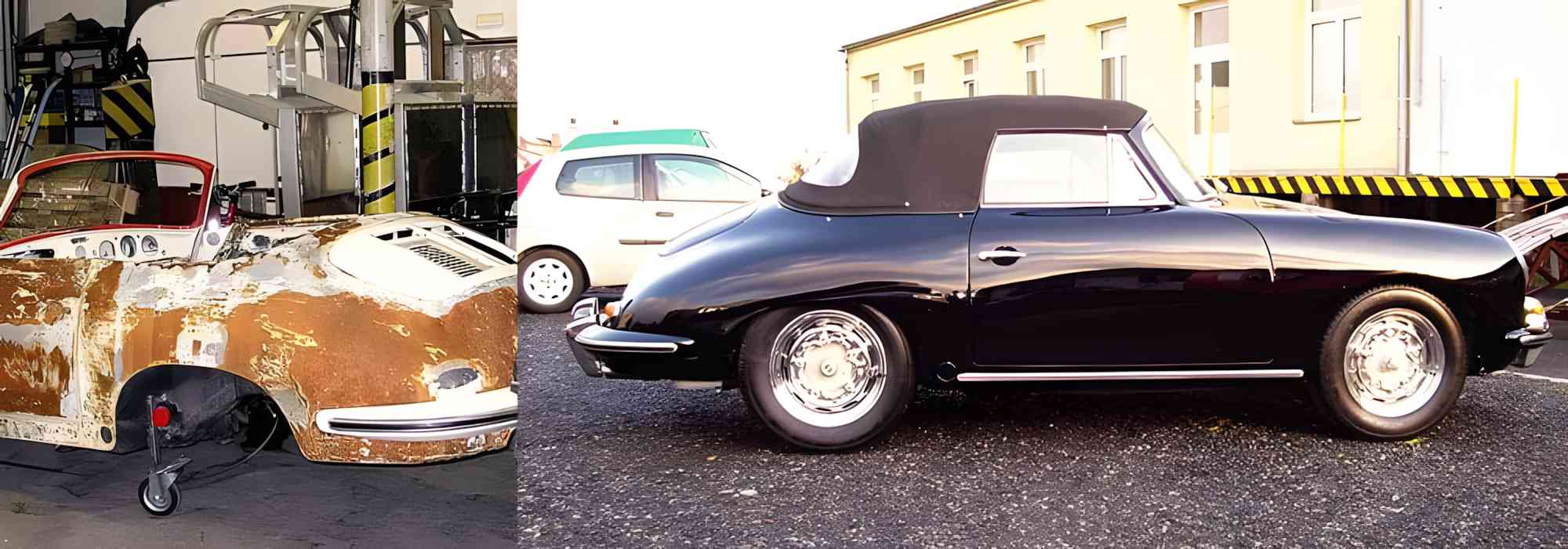 Porsche 356 Cabrio renovace